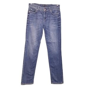 Fidelity Rocco Straight Jeans Blue Opal Vintage Wash Slim Stretch Denim Size 24
